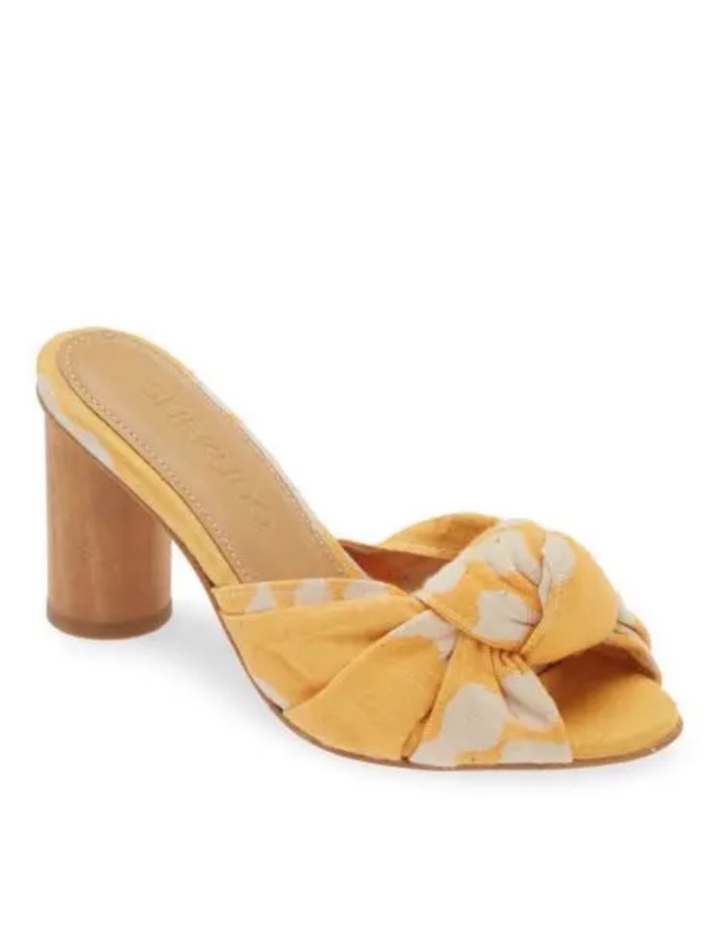 SCHEKUDO Knotted Slide Heel Mule 
This is DESIGNER ladies very soft leather